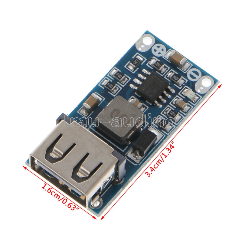 DC-DC USB Buck Regulator Converter 9/12/24V to 5V Step-down Power Supply Module
