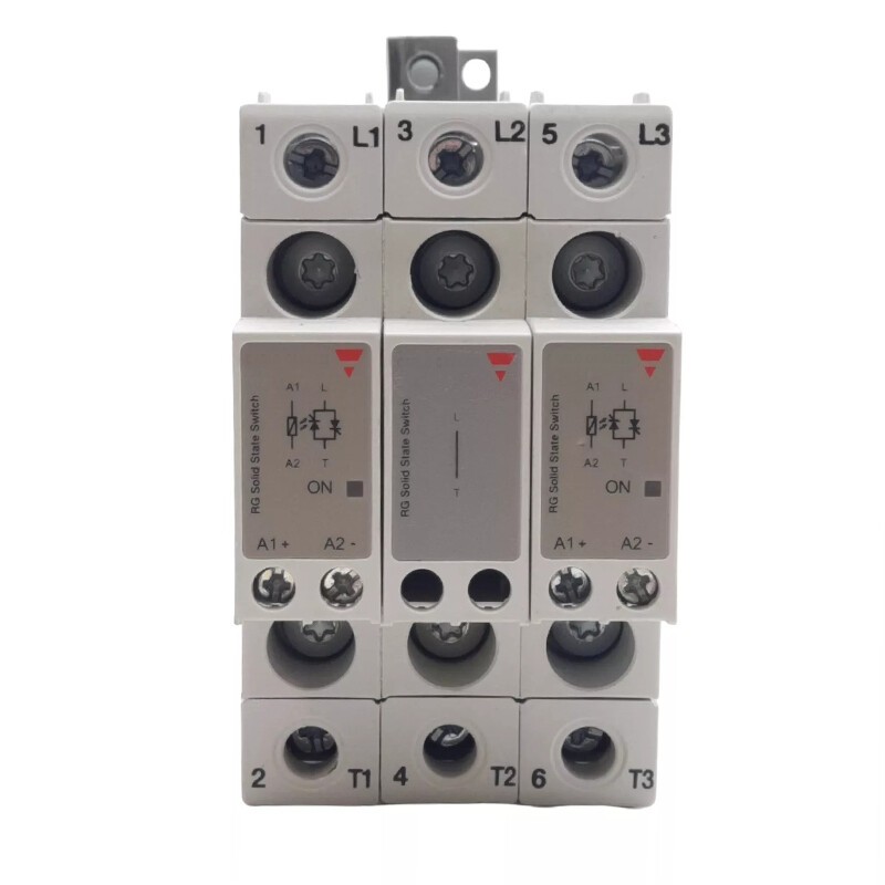 For CARLO GAVAZZI RGC2A60D25KKE 3POLE 25AMP 660VAC SOLID STATE RELAY 1PCS
