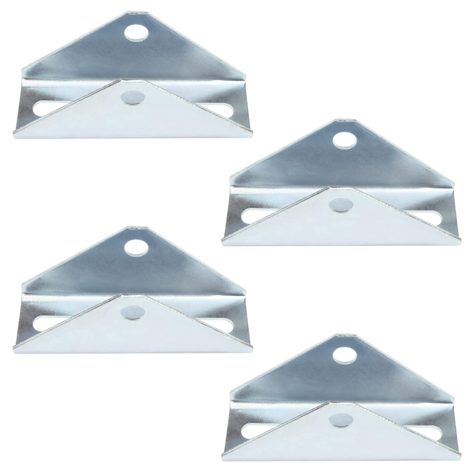 4 Pcs Solar Panel Tilt Mount Bracket for 1-5/8" Strut Channel, Pivot Hinge fo...
