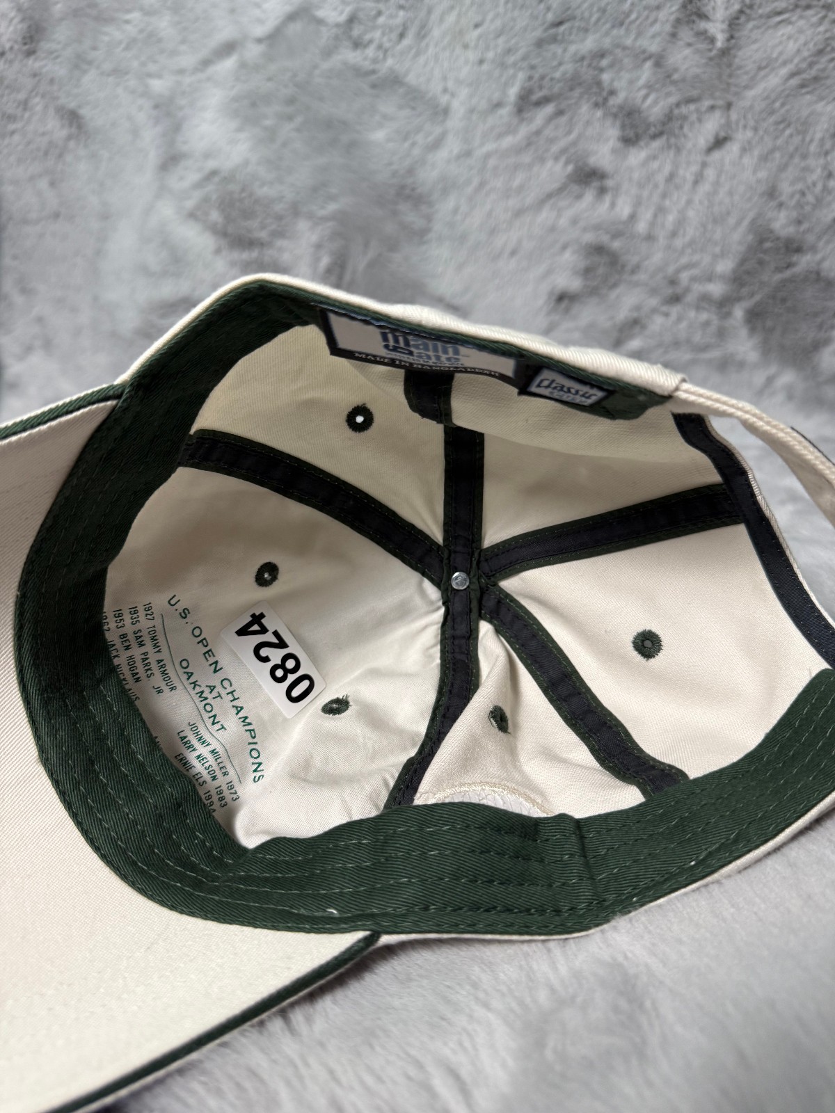 US Open 2016 Hat Beige Oakmount Country Club Strapback Classic Cut Main Gate