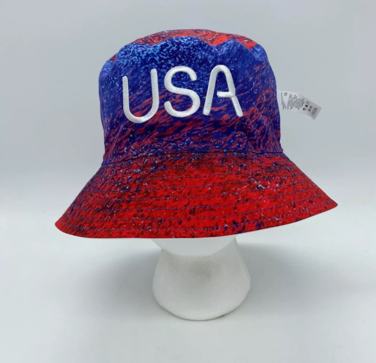 Nike Unisex Adult Team USA Reversible Bucket Hat Summer Red White Blue Size S/M