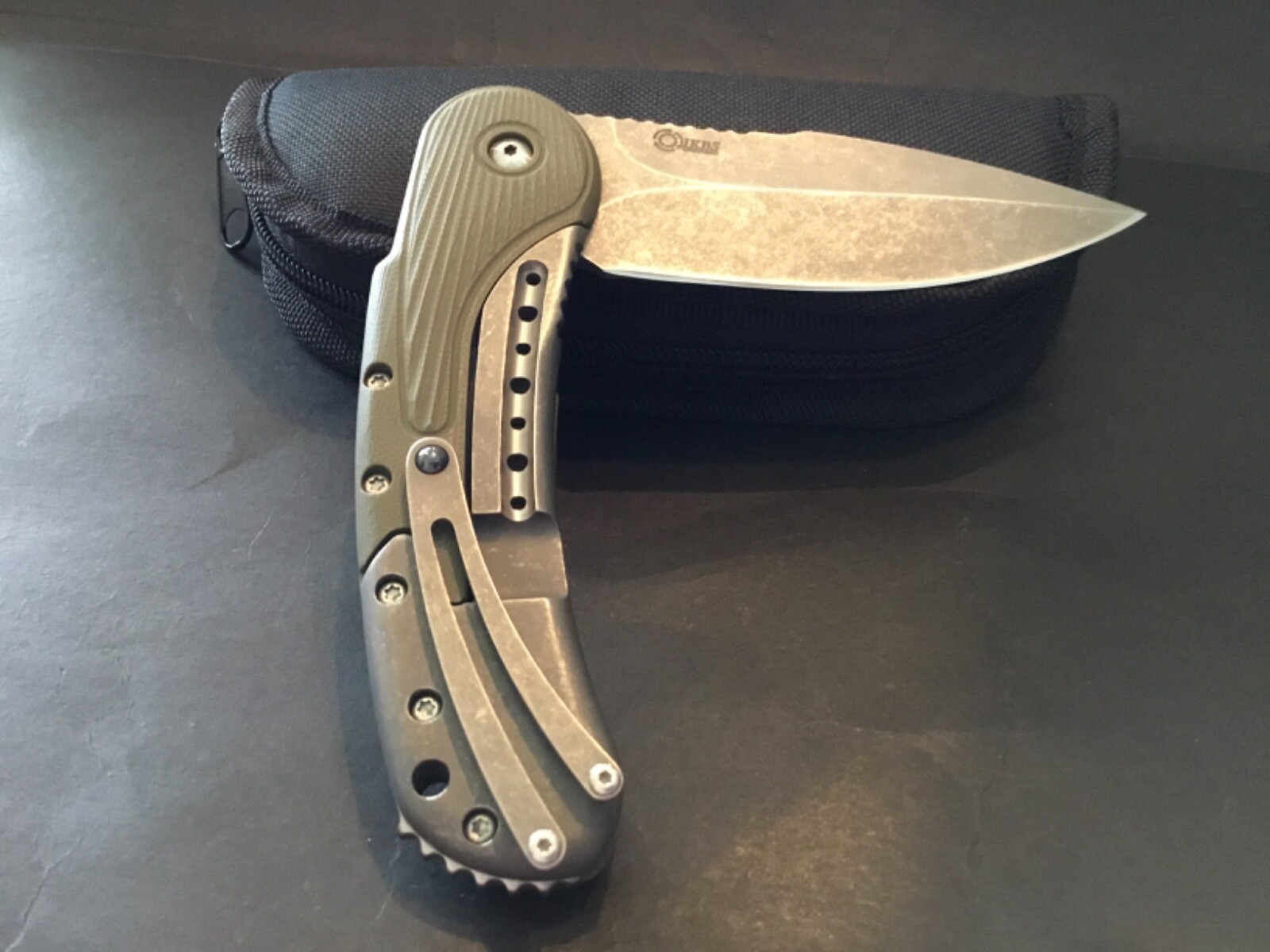 Custom Todd Begg Field Grade Bodega Flipper Folder Folding Knife