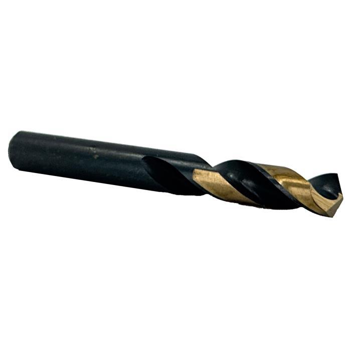 27/64 HSS KFD Black and Gold Stub Length Drill Bit