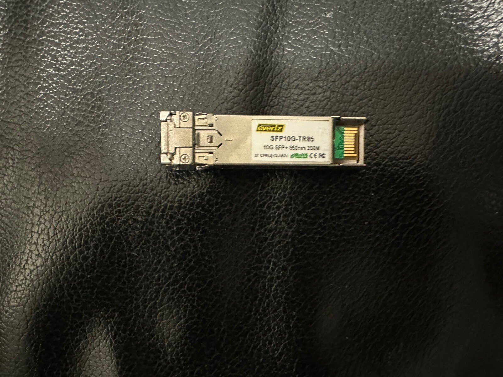 Evertz SFP10G-TR85-A Fiber SFP+ Optical Transceiver, 10Gbs, 850nm, MMF
