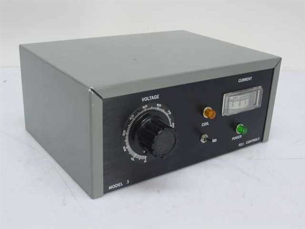 RJD Controls Model 3 Variac Voltage Timer Control 115VAC DC Ammeter Benchtop