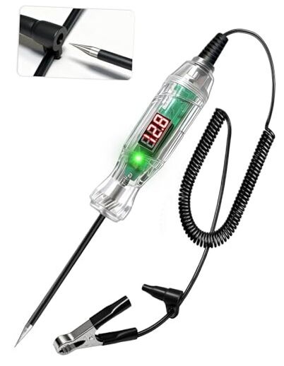 Automotive Test Light, 3-70V Digital LED Voltage Tester, No Electrical Tape