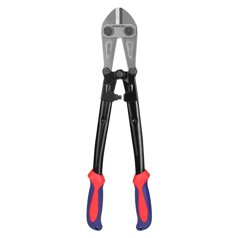 WORKPRO 18" Bolt Cutter Cutting Plier Tool Bi-Material Handle w/Soft Rubber Grip