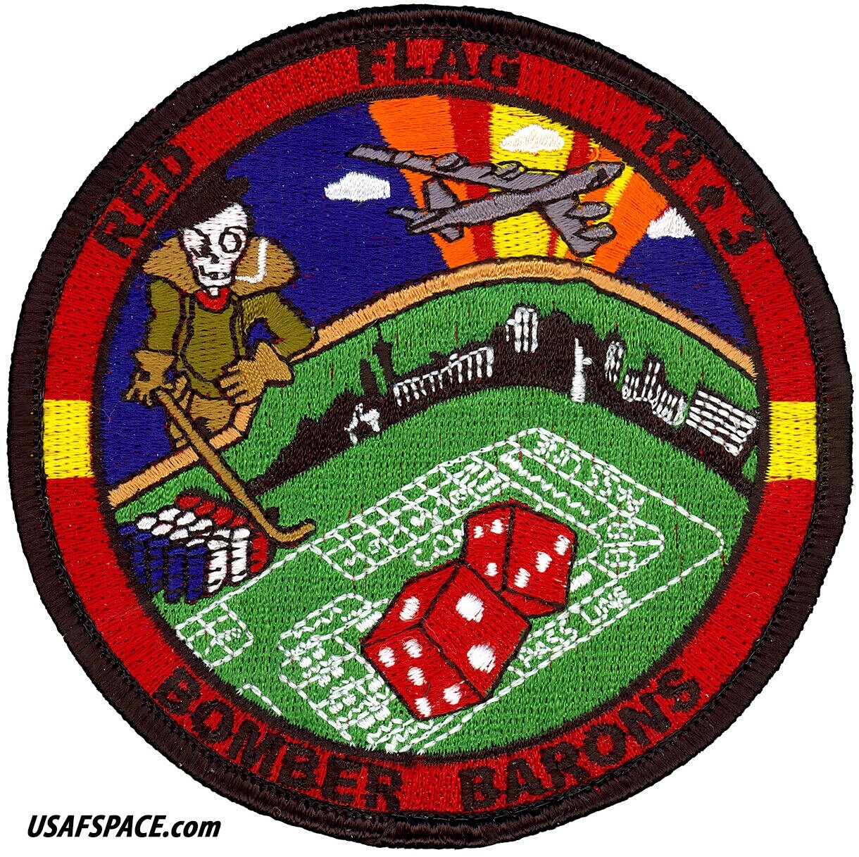 USAF 23rd BOMB SQ- B-52H - RED FLAG 2018-03 -MINOT AFB, ND- ORIGINAL VEL PATCH