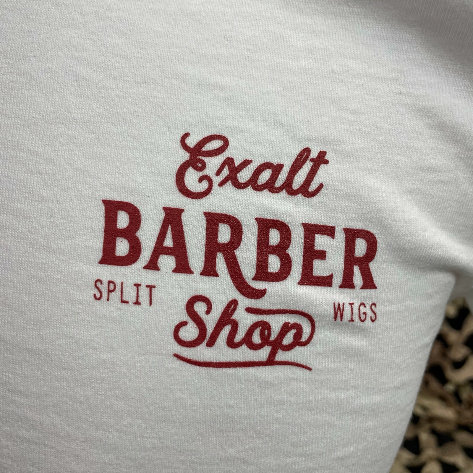 NEW SMALL Exalt Barber Shop Paintball T-Shirt - White