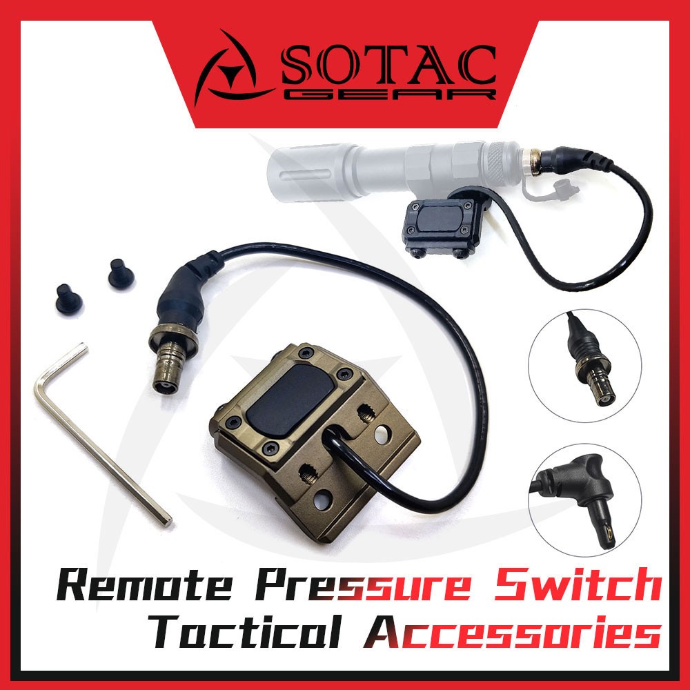 SOTAC Flashlight Switch for M300 M600 M952V Light Mod Button Hot Button