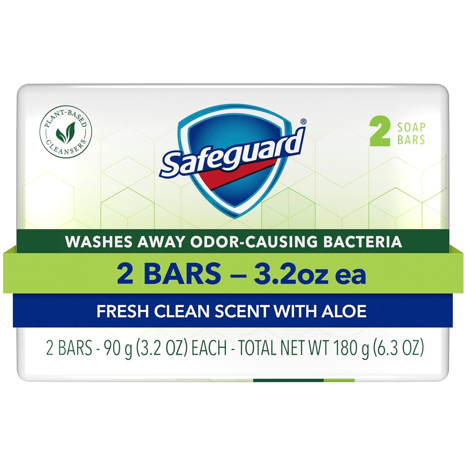 Safeguard Micellar Deep Cleansing Bath Bar Soap, Washes Away 99 Percent, 3.2 oz