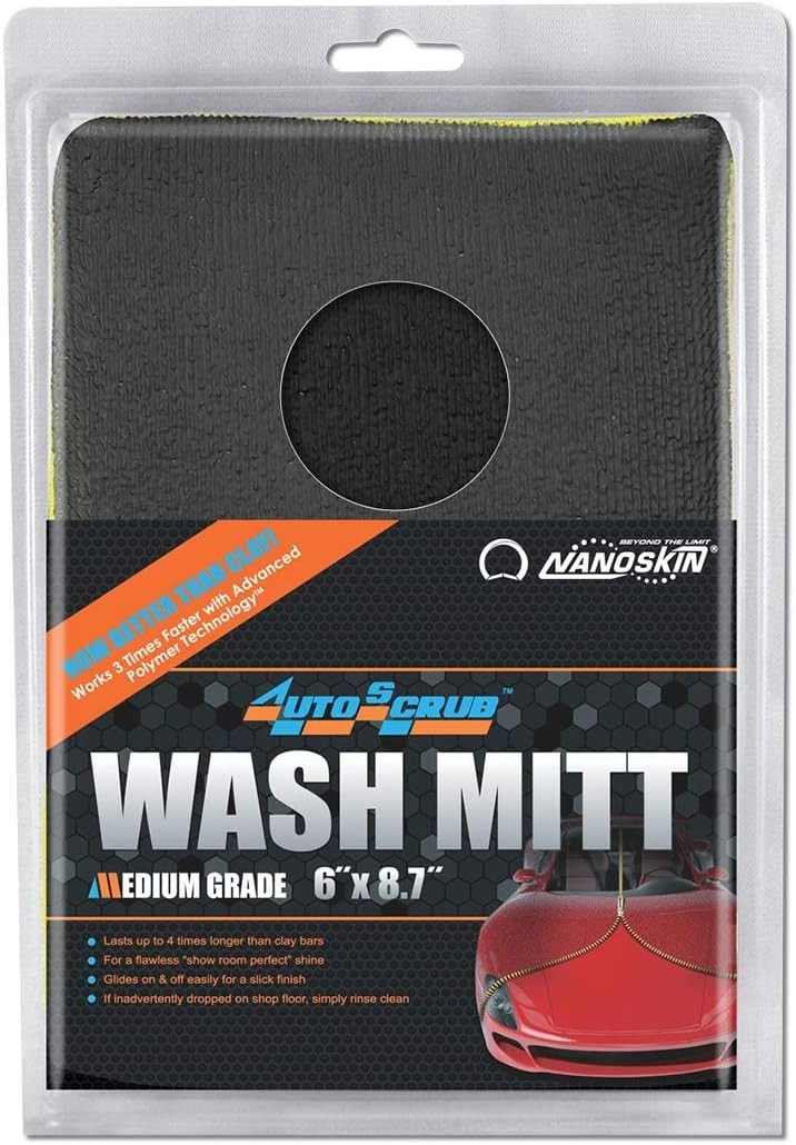 Professional 6" Autoscrub Surface Prep Mitt - Fast and Durable Paint Preparation