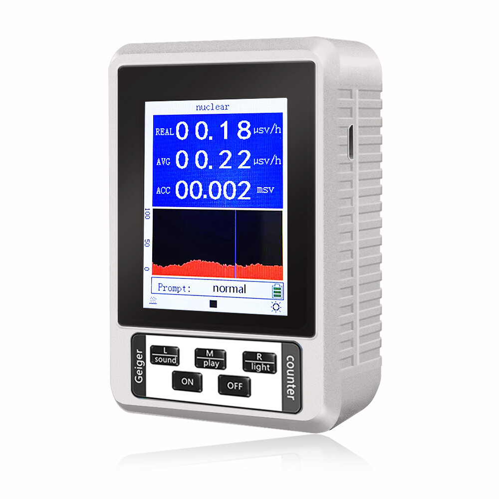 Nuclear Radiation Detector GM Geiger Counter Tube X-Ray β γ Dosimeter Monitor