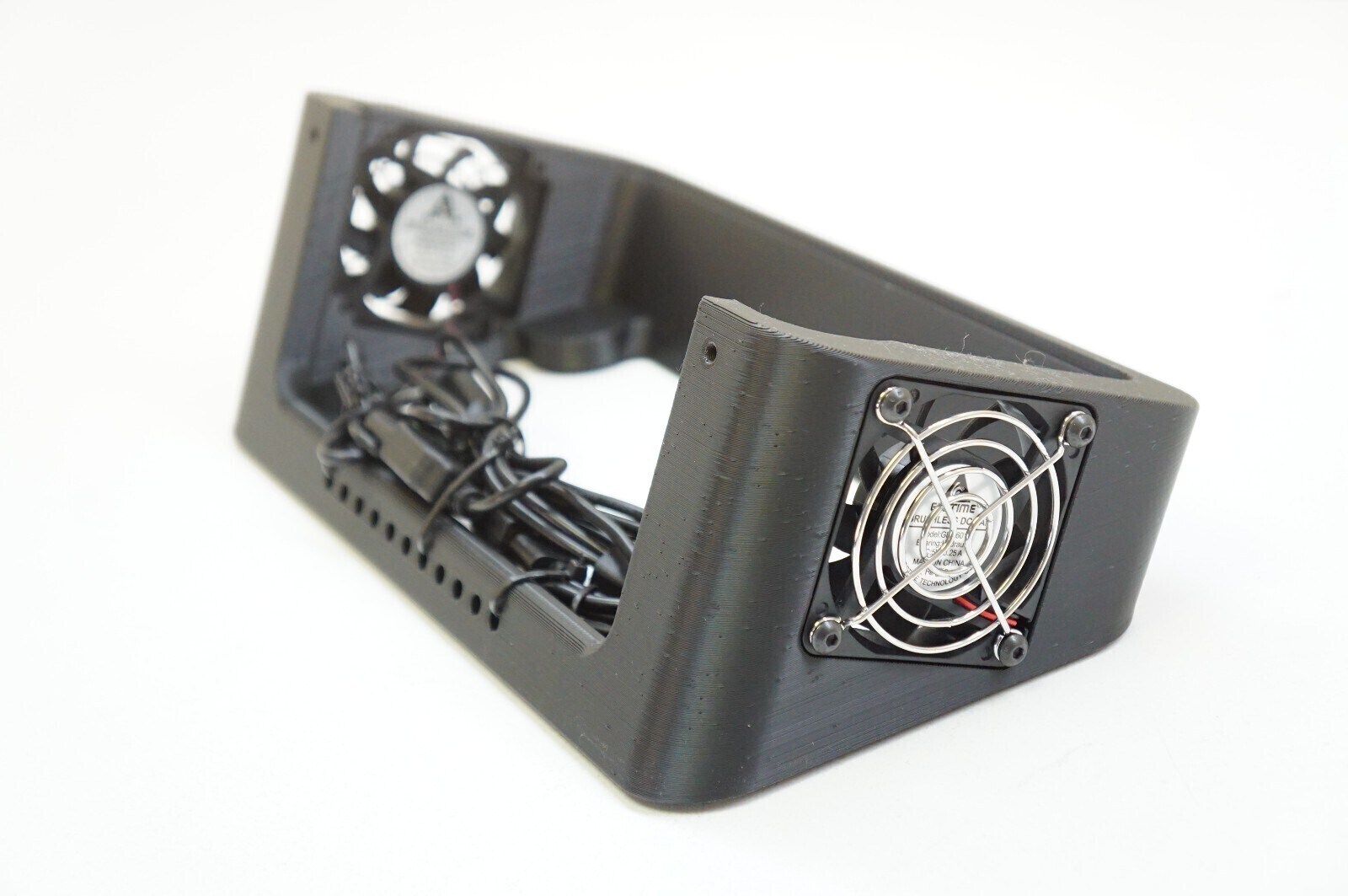 Angled Pro Streamer Stand Tower for ATEM Mini Pro 30 Degree (With Cooling Fans)