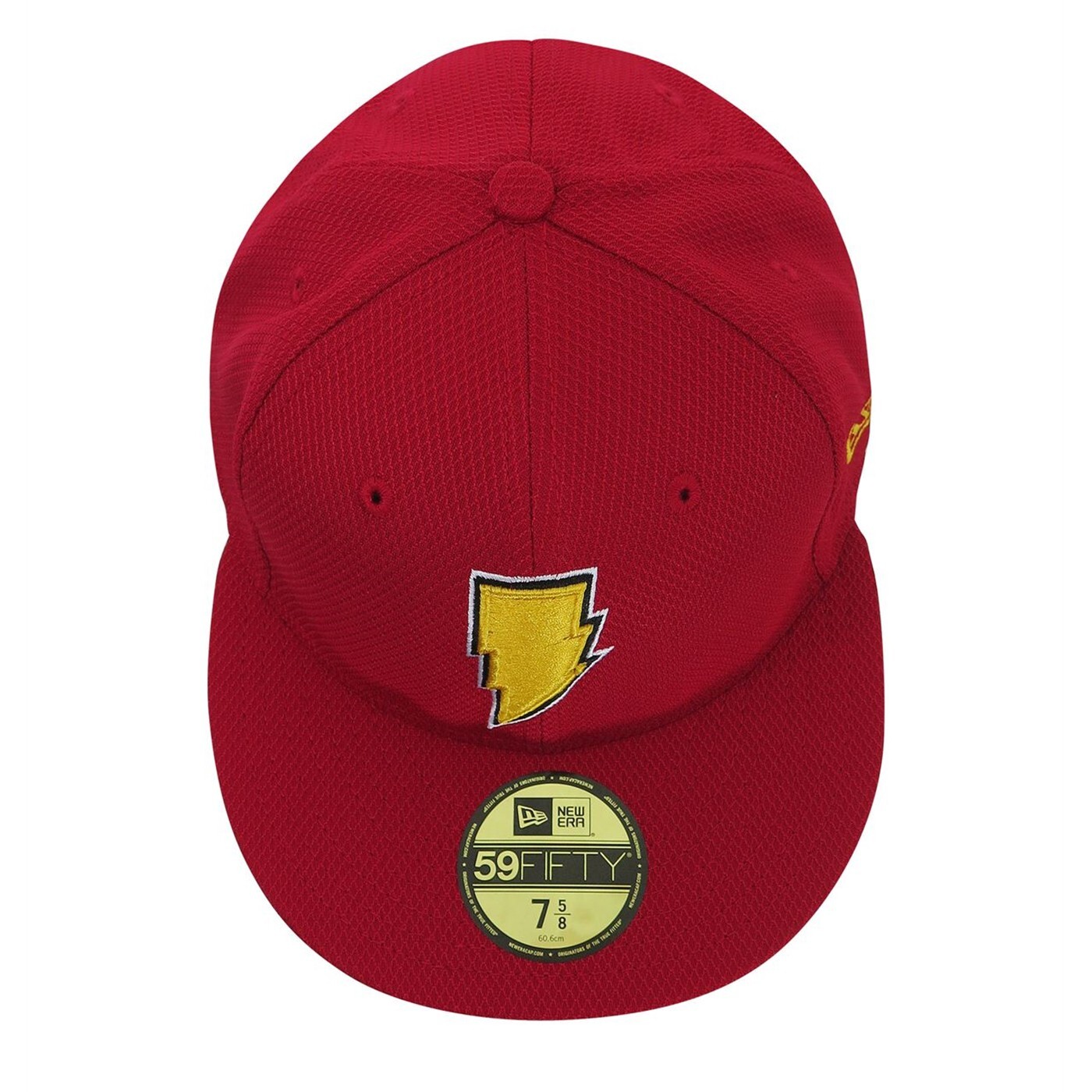 Shazam Symbol 59Fifty Fitted Hat Red