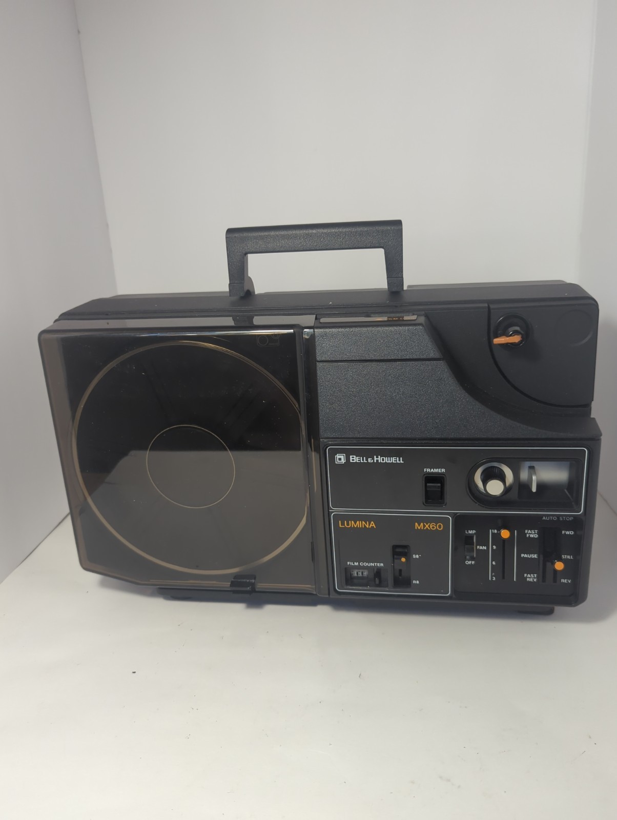 Bell & Howell MX60 Dual Super 8 & 8mm Film Lumina Projector See Description