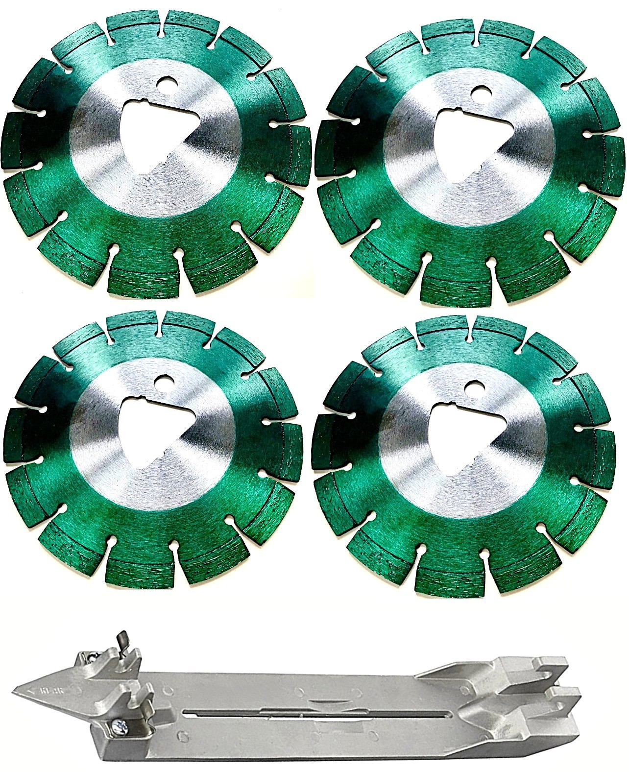 6" (4+1) Husqvarna Soff-Cut GREEN Diamond Blade 4 Green Concrete Asphalt