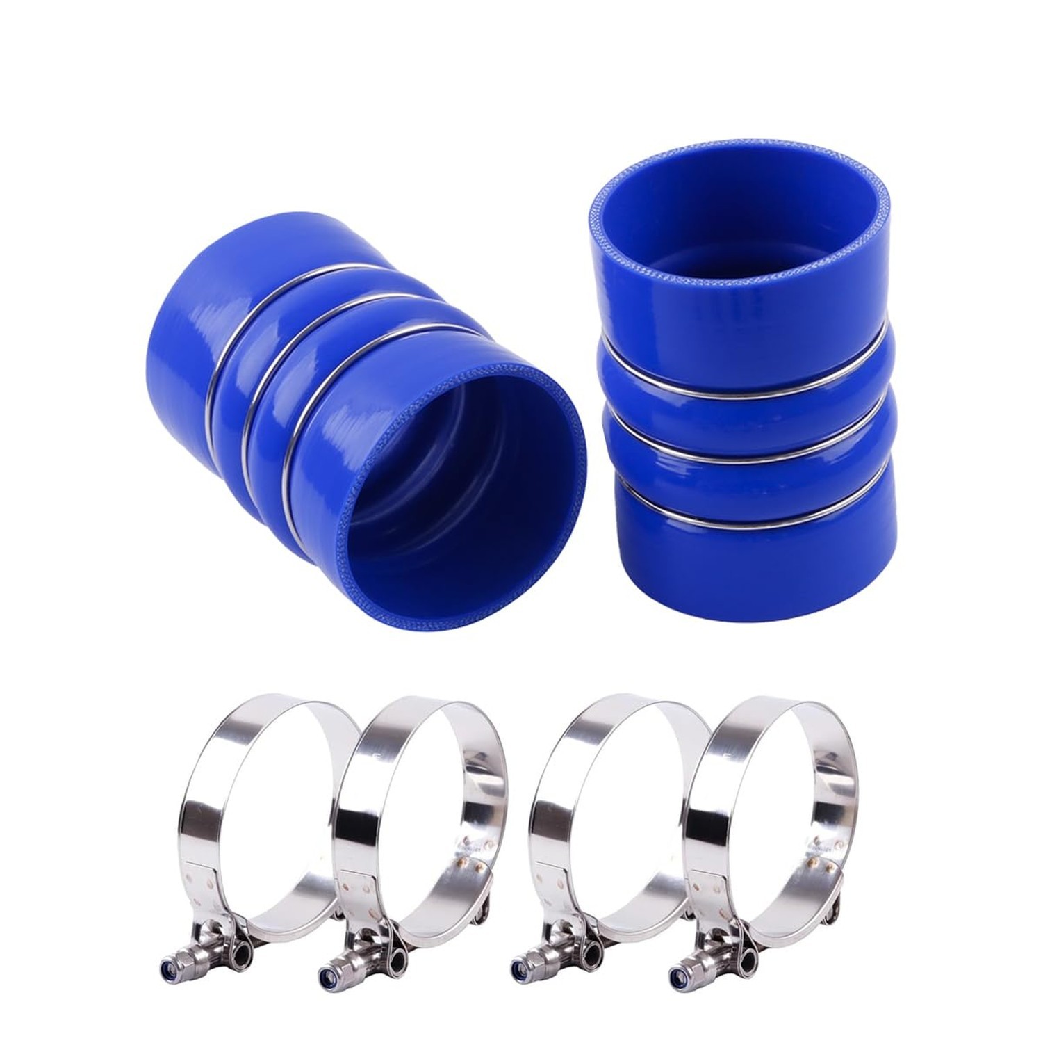 ID 4" Silicone CAC Charge Air Cooler Hump Heavy Duty Intercooler Hose Boot Se...