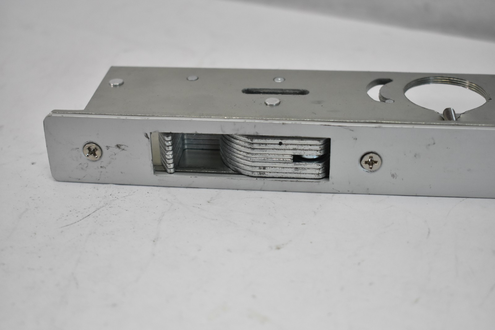 Deadlock Assembly Set Clear Anodized Aluminum Block Replacement Unit READ