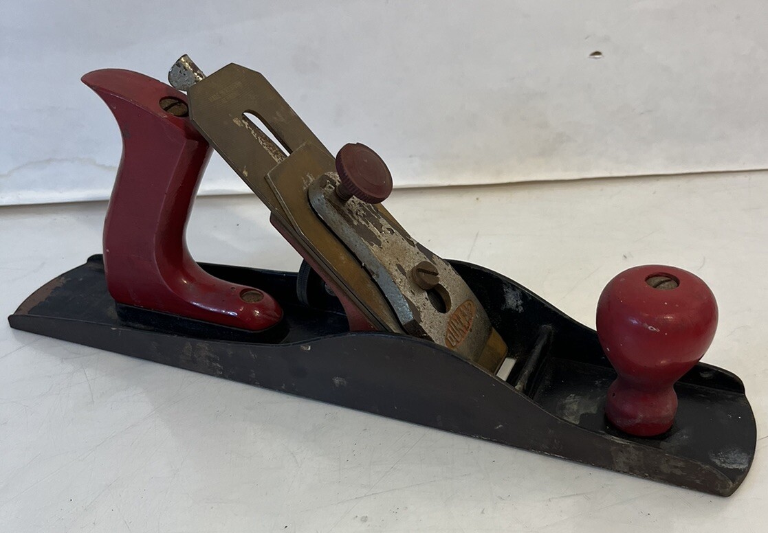 Vtg  DUNLAP 13.75" X 2.5” Hand Plane Wood Working Tool Made In Western Germany