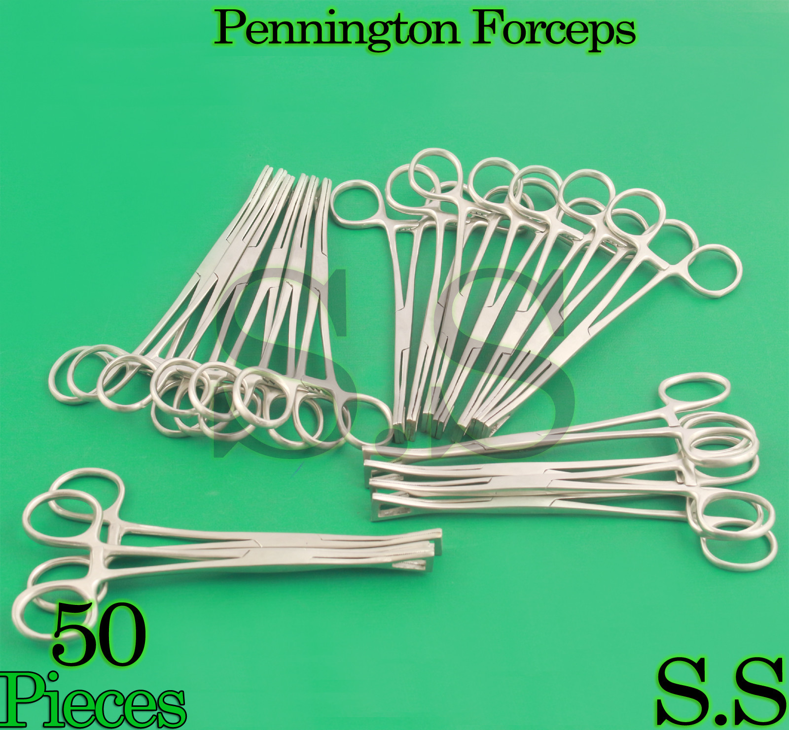 LOT OF 50 PENNINGTON FORCEPS 6" SURGICAL INSTRUMENT
