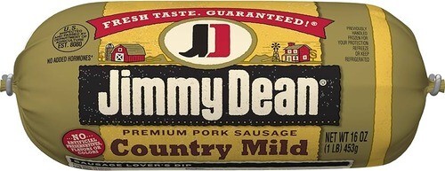 Jimmy Dean Country Mild Pork Sausage 16 Oz (4 Pack)