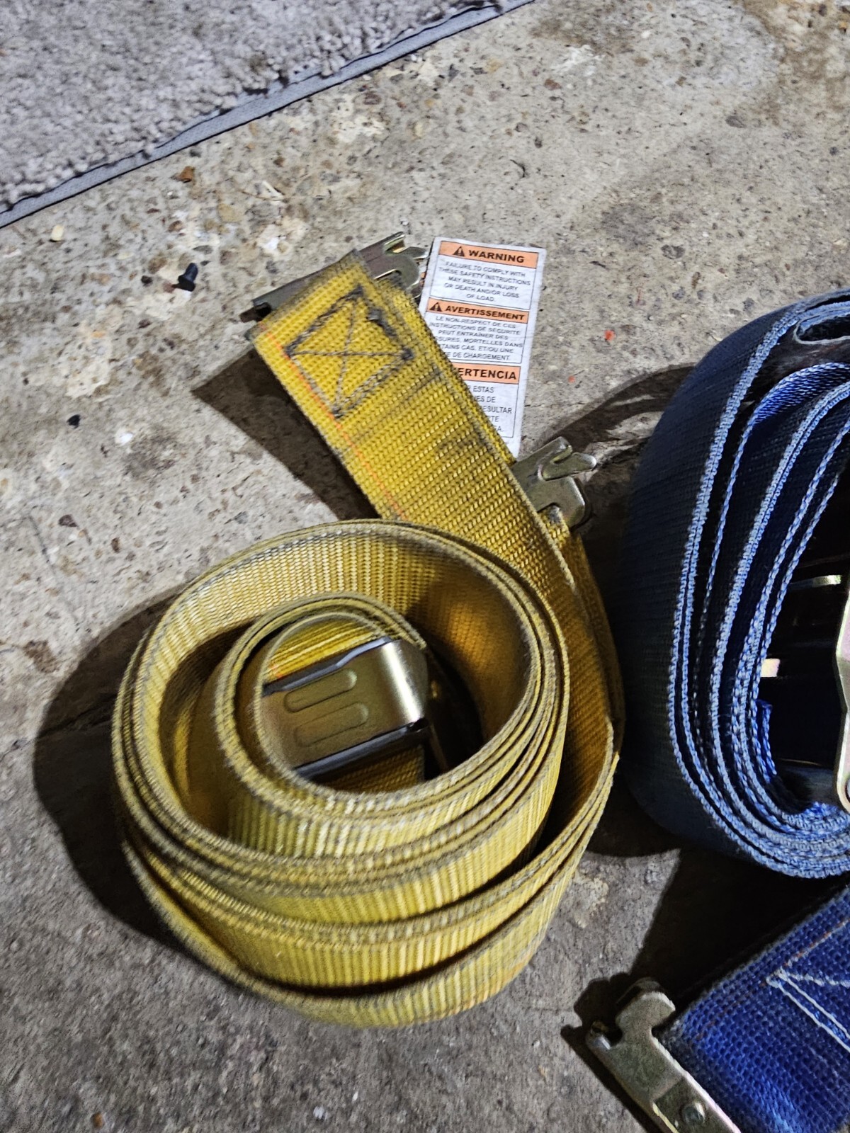 Rachet Straps E Track Lot Of 3