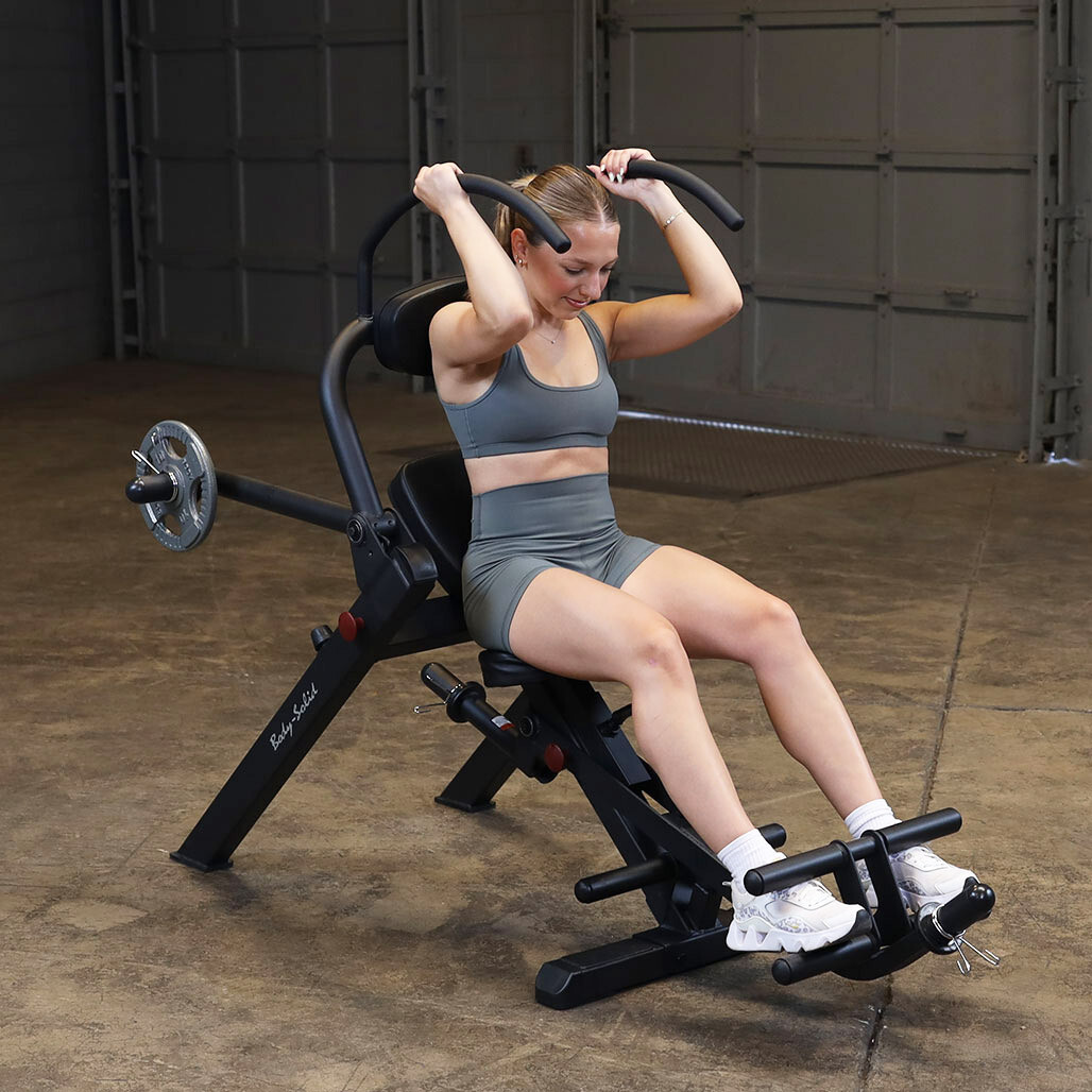 Body-Solid Semi-Recumbent Ab Bench GAB300B