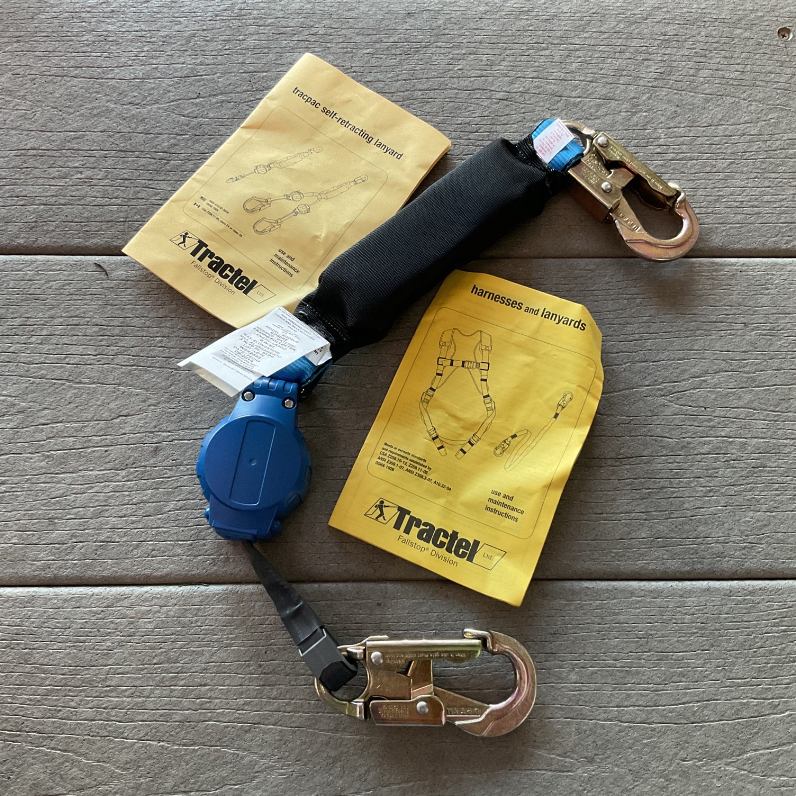 Tractel Tracpac 6' Self Retracting Lanyard C0506Z Brand New