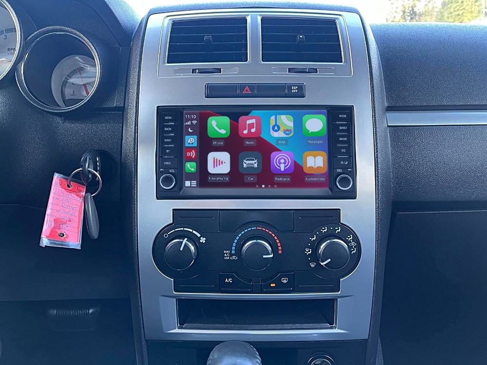 For Dodge Charger 2008-2010 Radio Apple Carplay Android 15 GPS 64G+Camera