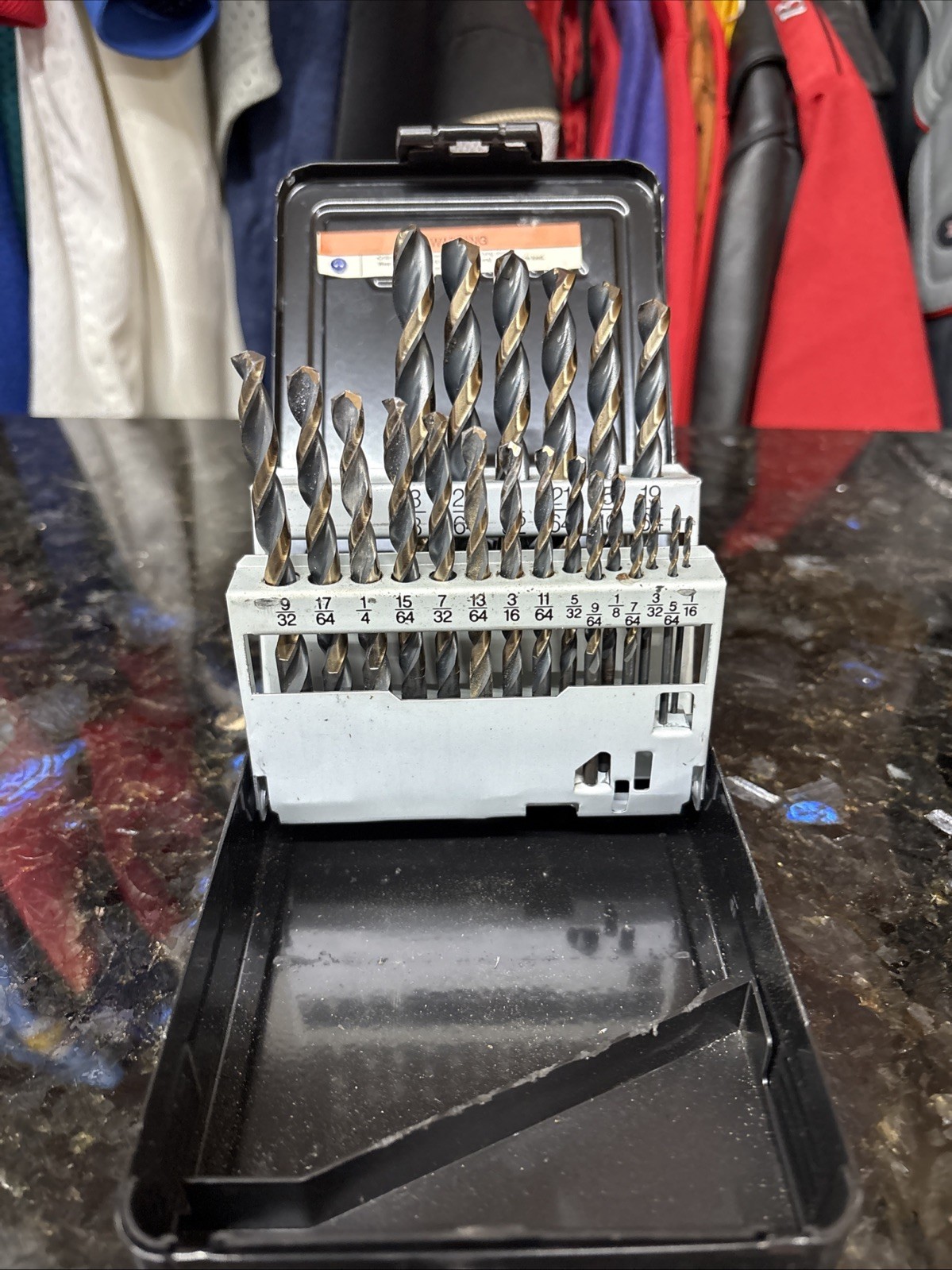 New Snap-on™ DBTB121 Jobber Length THUNDERBIT® High Speed Steel 21 bits 3/8-1/16