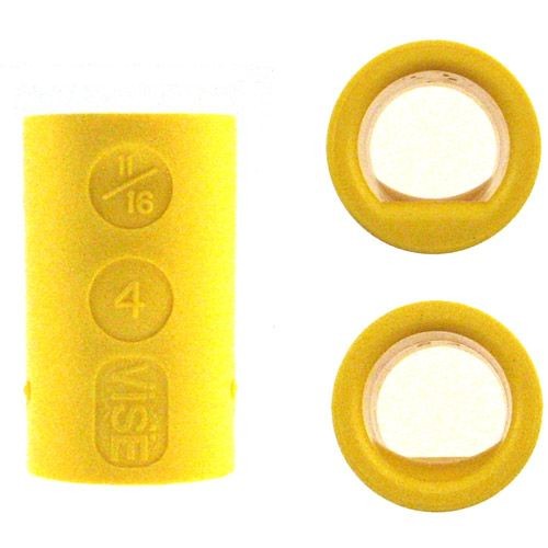 Vise Power Lift & Semi Yellow Bowling Ball Finger Insert