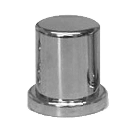 15/16 & 7/8 Inch Chrome Plastic Bolt Heads Top Hat Nut Cover With Flange