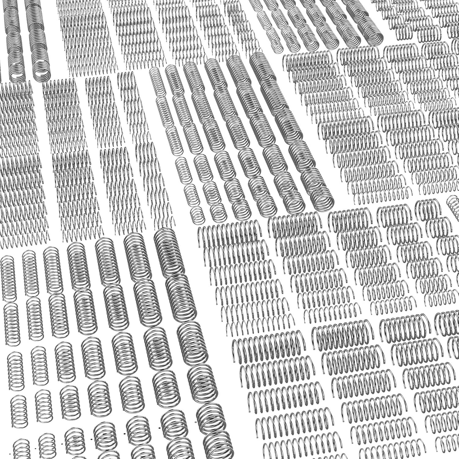 280Pcs Compression Spring Assortment Kit 30 Sizes Stainless Steel Mechanical Spr