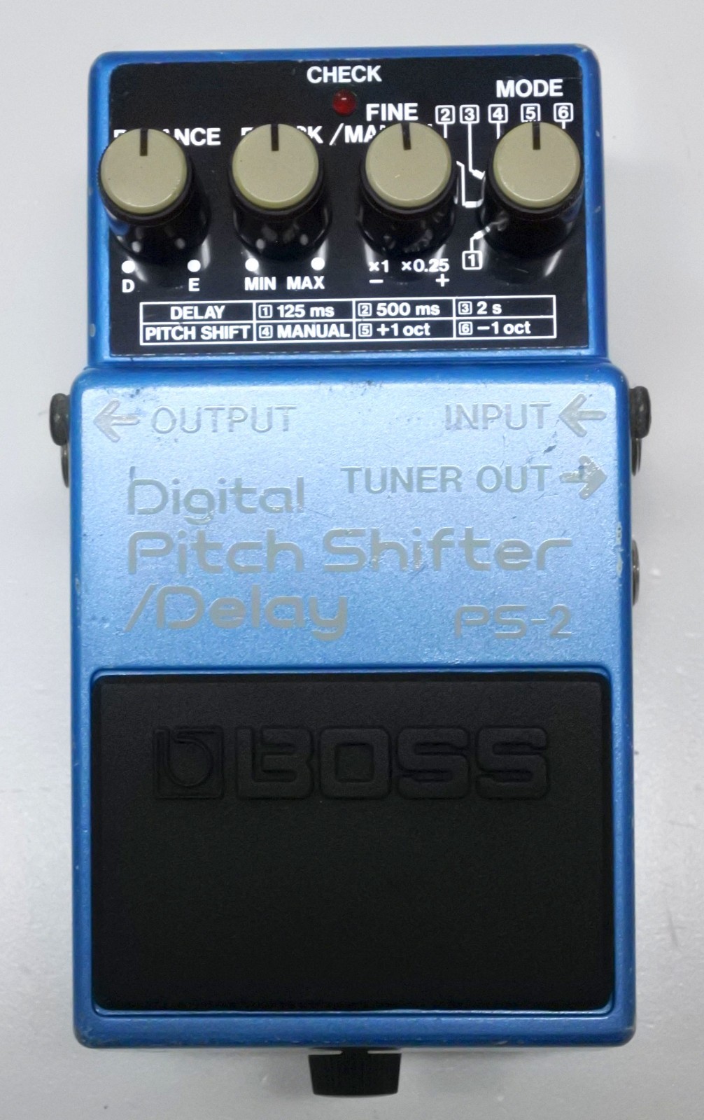 Junk BOSS PS-2 Guitar Effects Pedal MIJ 1988 #181 for Parts or Repair Required