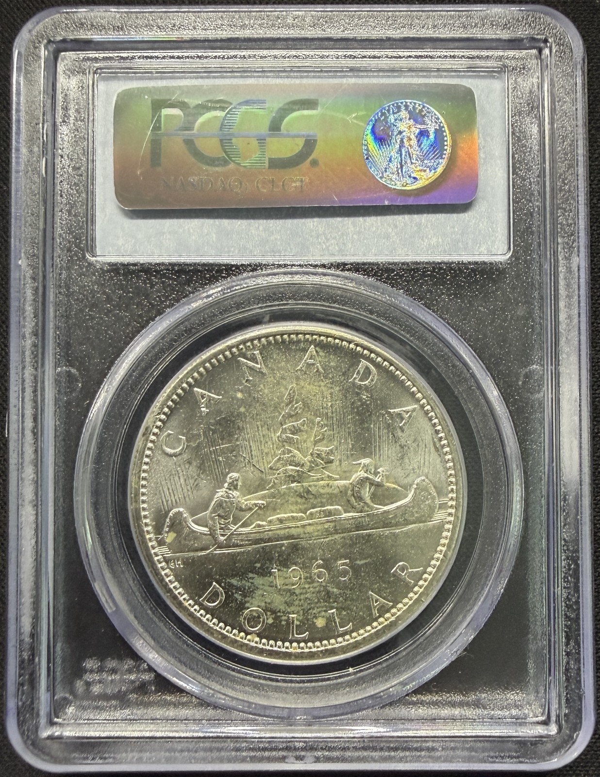 Canada - 1965 Type 5 Silver Dollar - PCGS MS63 - LUSTROUS & CHOICE SURFACES!