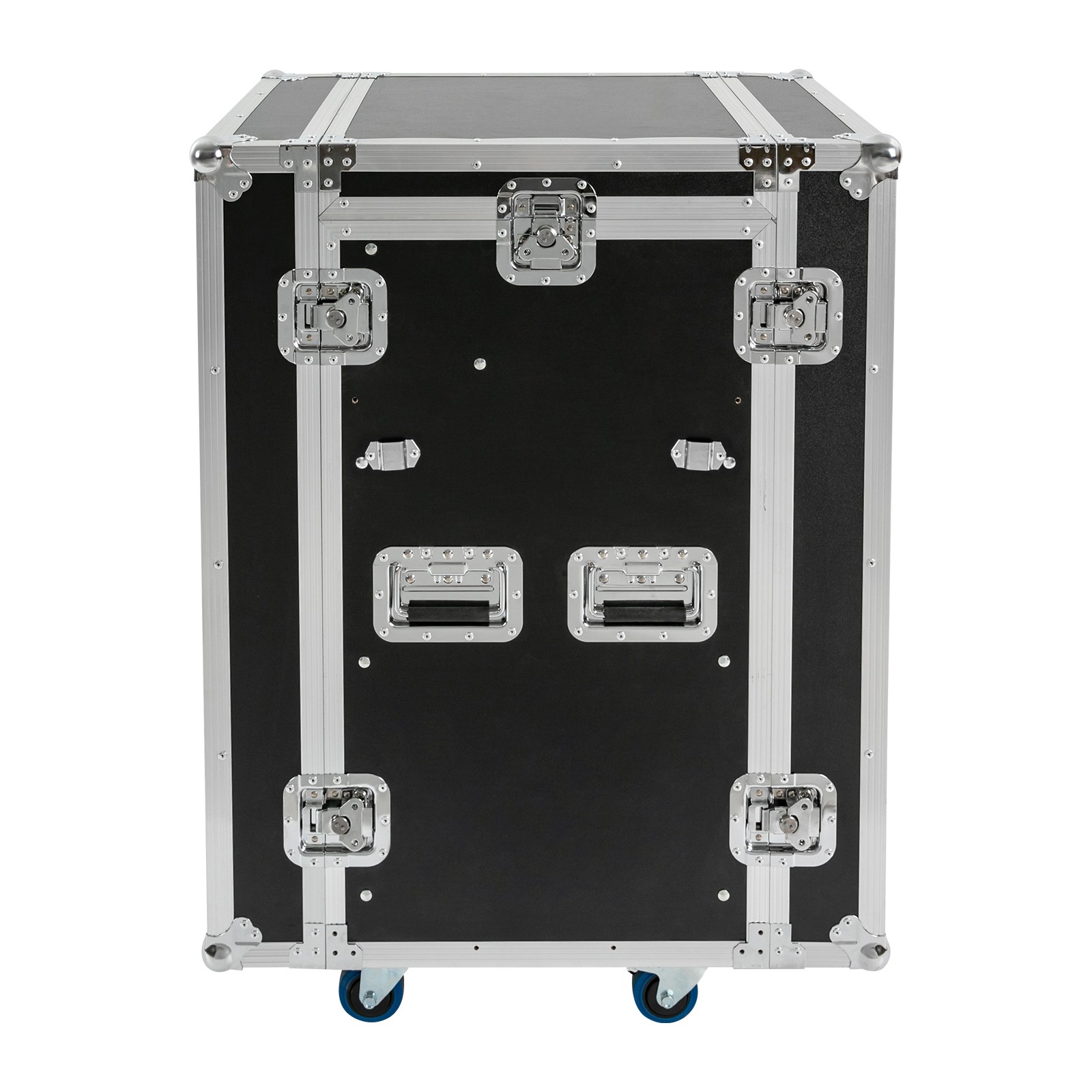 14U PA DJ Rack DJ Cabinet with 2 Table Tops Network Pro Stereo Rack with 4 Wheel