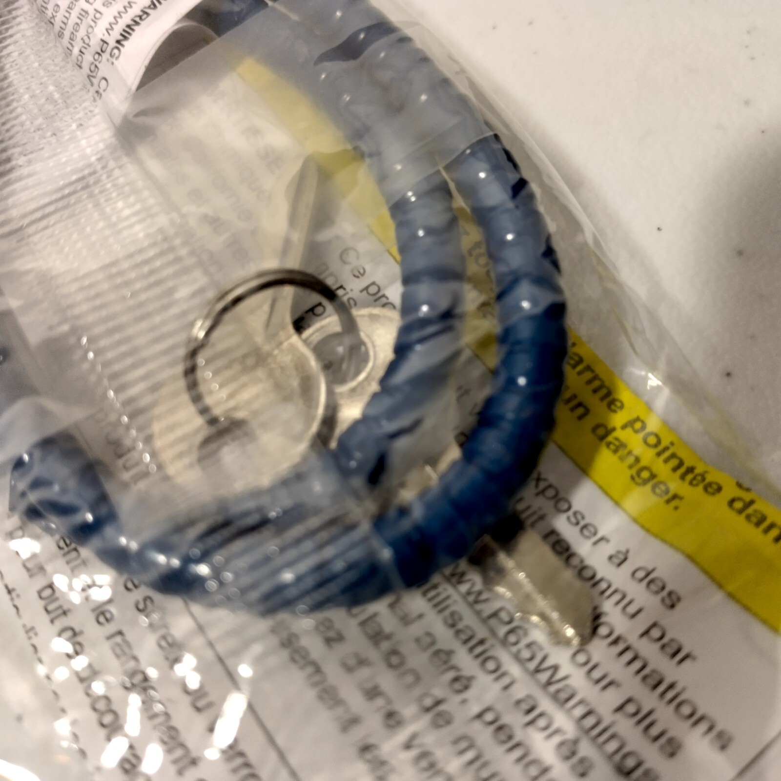 Beretta Cable Lock OEM Blue With 2 Keys Safety