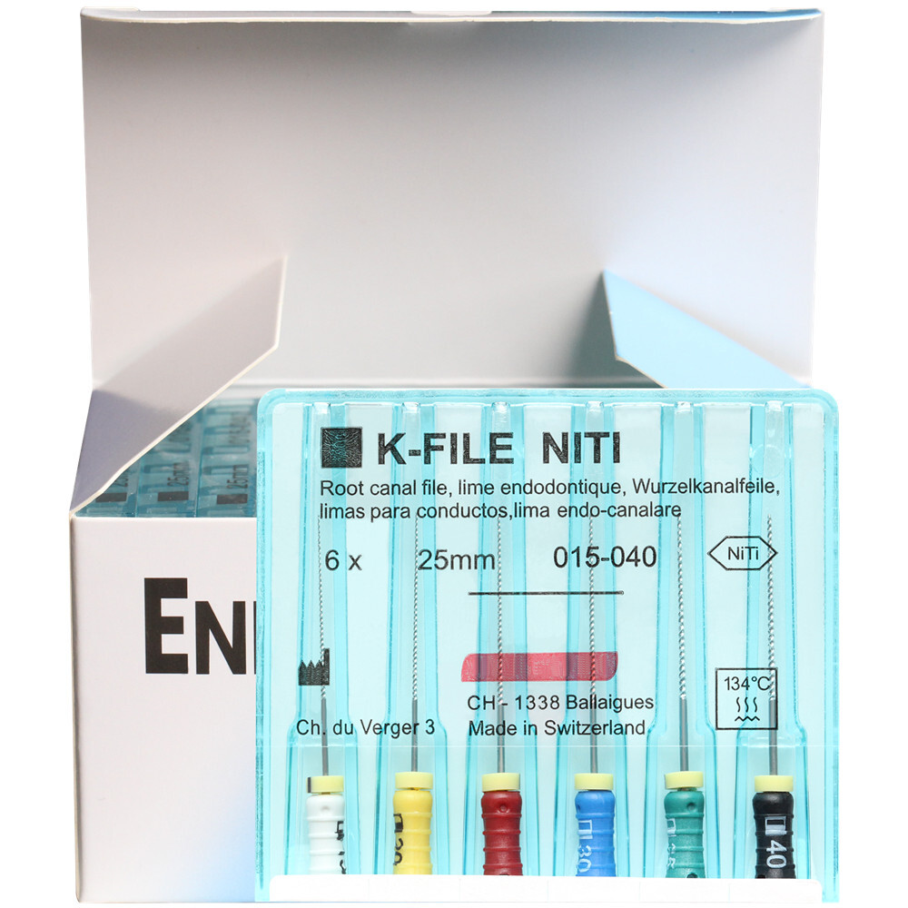 Dental K-FILE NITIFLEX NiTi Flexible Endodontic ENDO Root Canal K Files 21/25mm