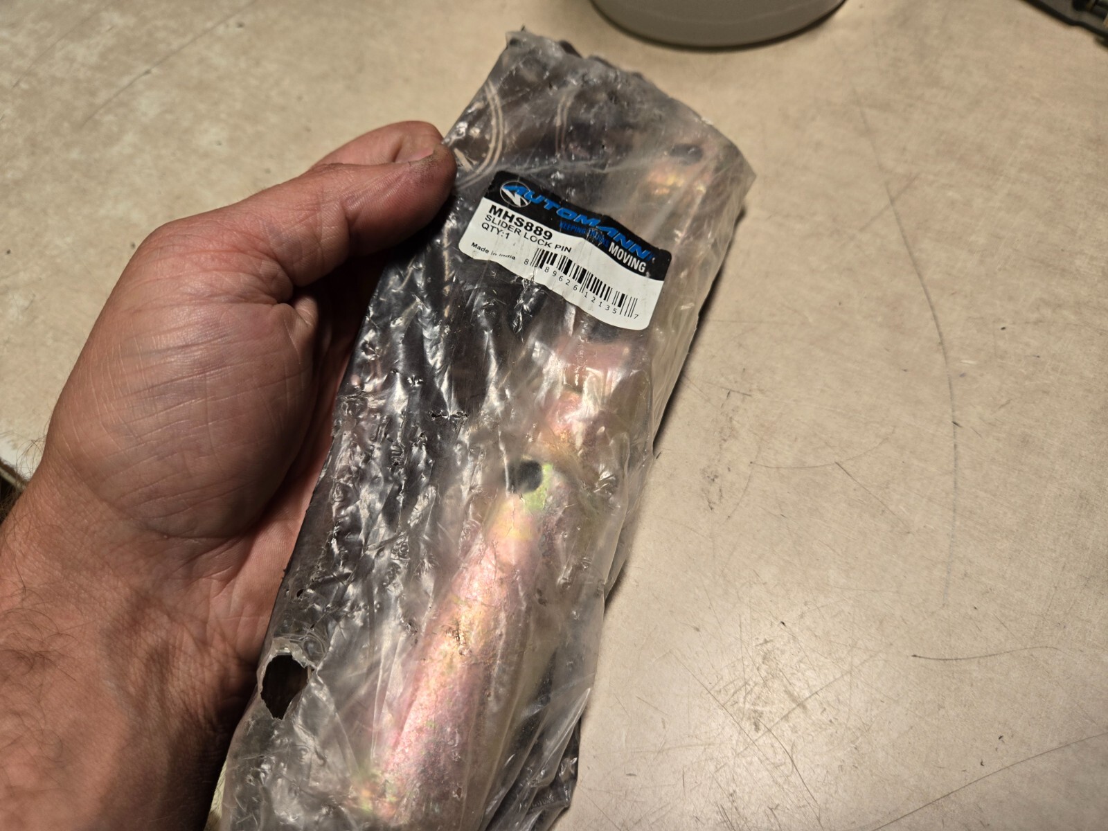 Sealed Automann MHS889 Slider Lock Pin