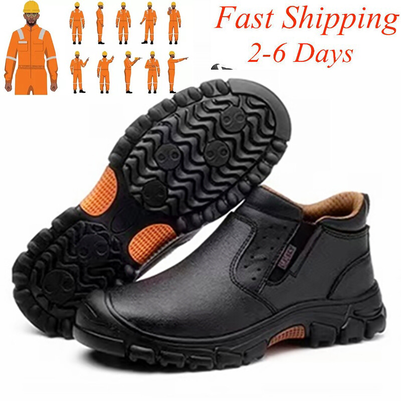 Mens Composite Toe Work Boots Waterproof Non Slip Safety Shoes Puncture-Proof US