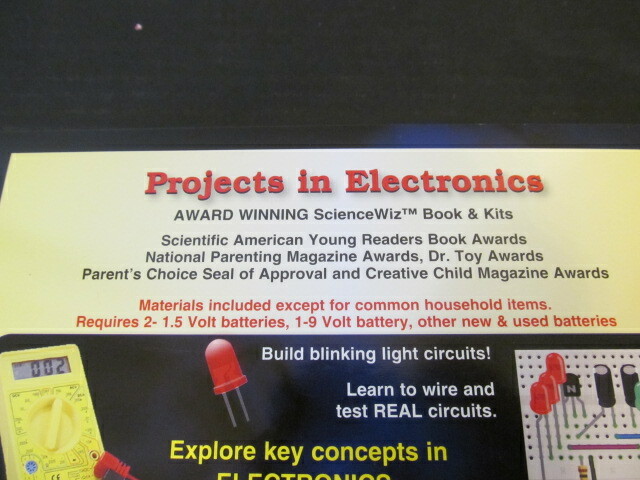 ScienceWiz Electronics 18 Projects to Learn Voltage, Current, & Resistance