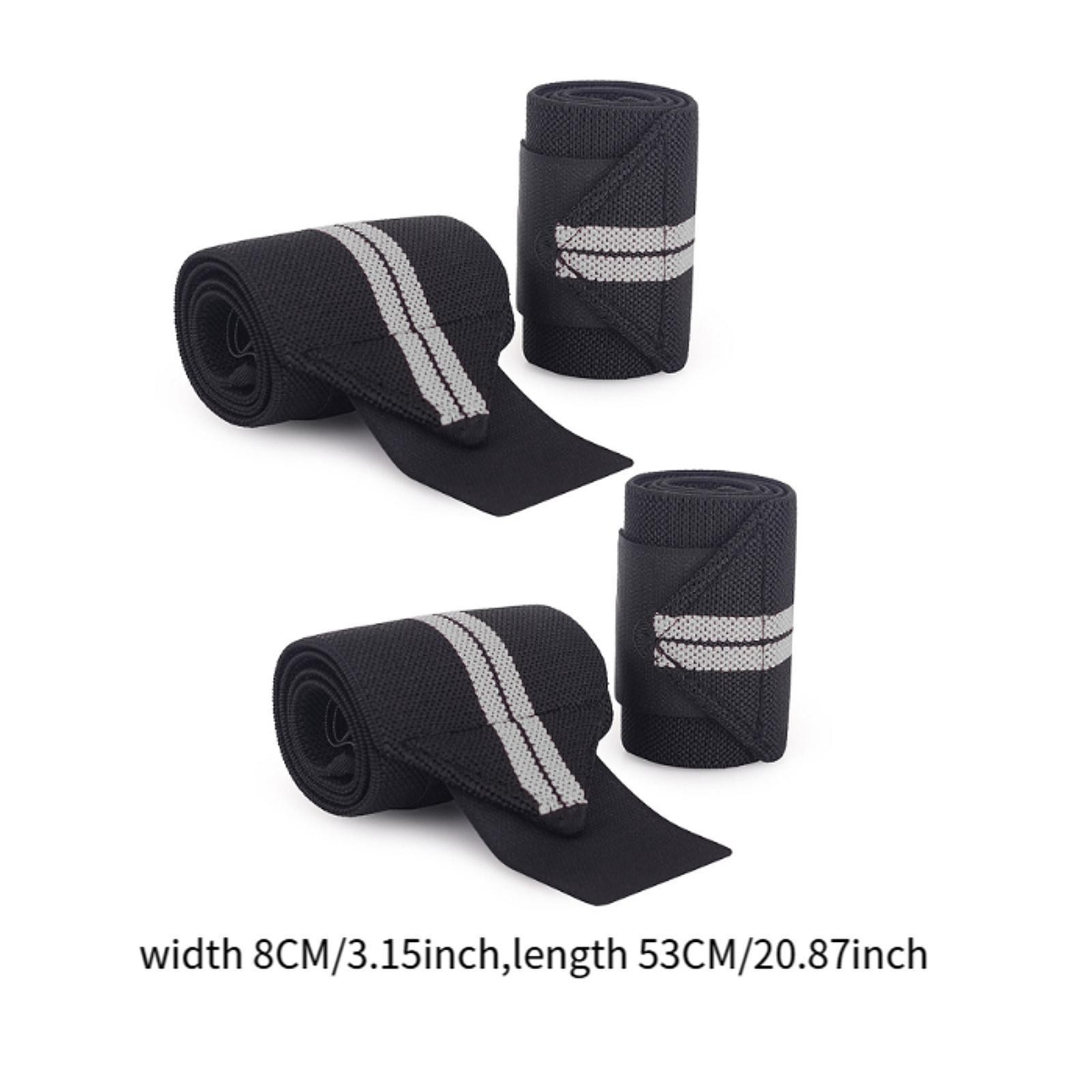4Pcs Weight Lifting Wrist Wraps Support Soft Hand Support
