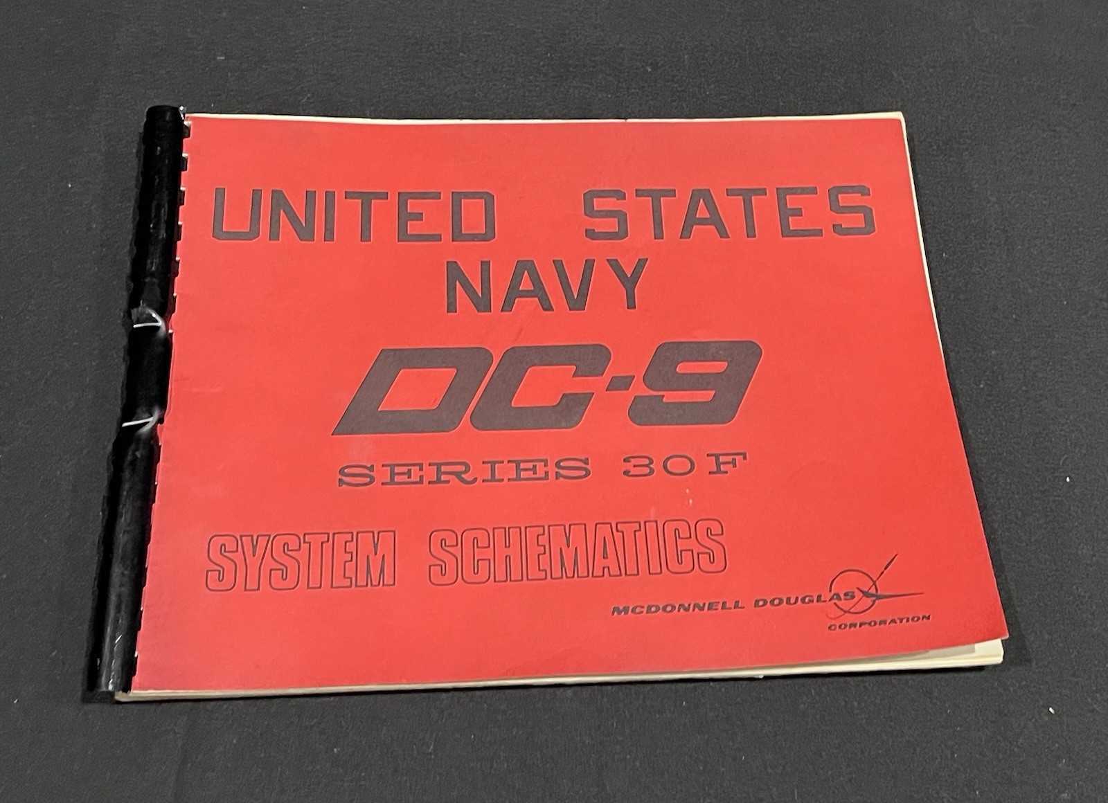 Vintage USN United States Navy DC-9 Series 30C Schematics Maintenance Manual