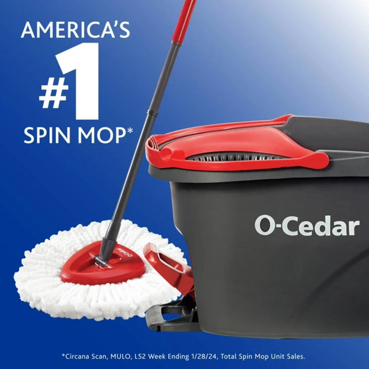 O-Cedar EasyWring Spin Mop and Bucket System
