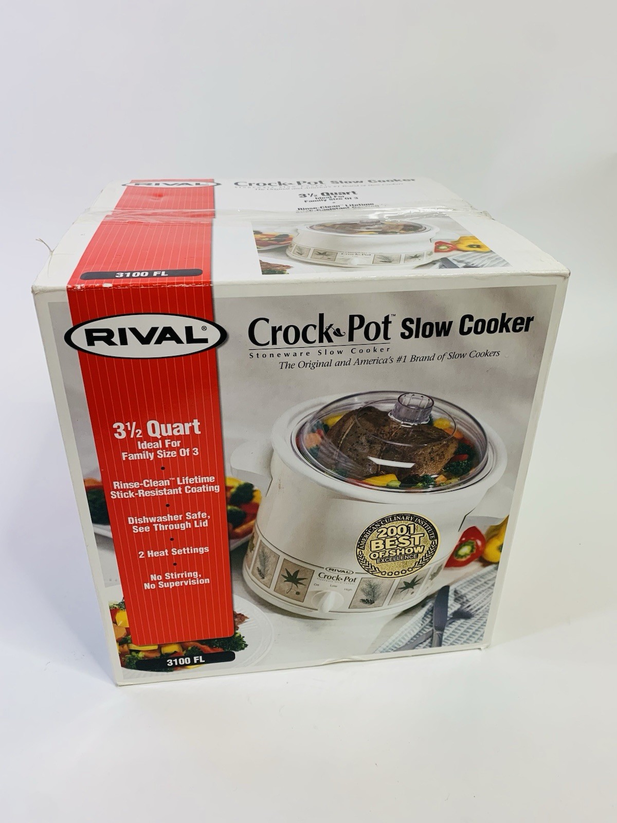 New Rival Crock-Pot Slow Cooker 3.5 qt 2001 Best Of Show Excellence