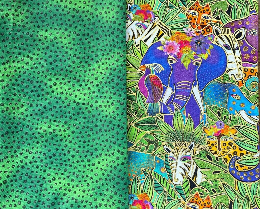 Laurel Burch***EARTH SONG*** TWO HALF YARDS (C)