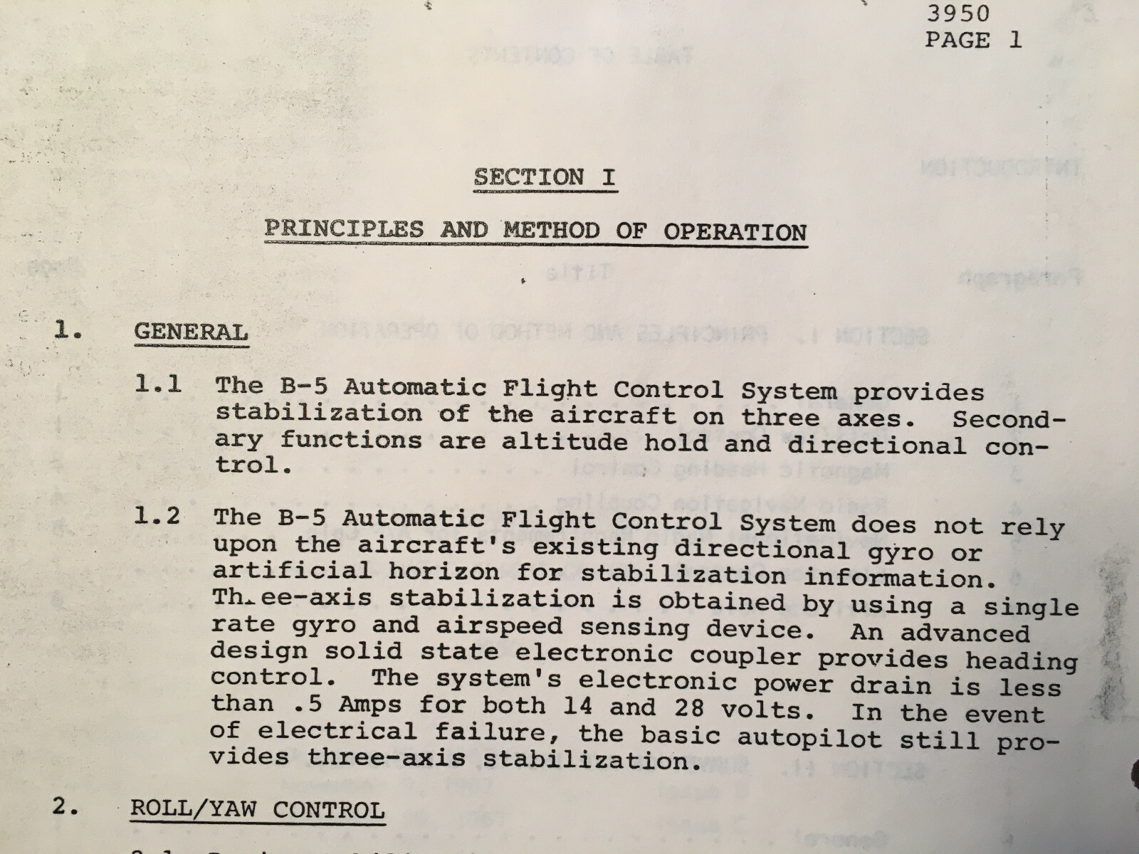 Brittain B-5 Flight Control System Maintenance Manual