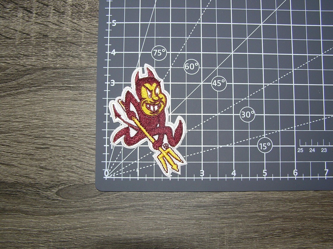 Arizona State University Sun Devils ASU Embroidered Iron On Patch 2.5" x 3.5"