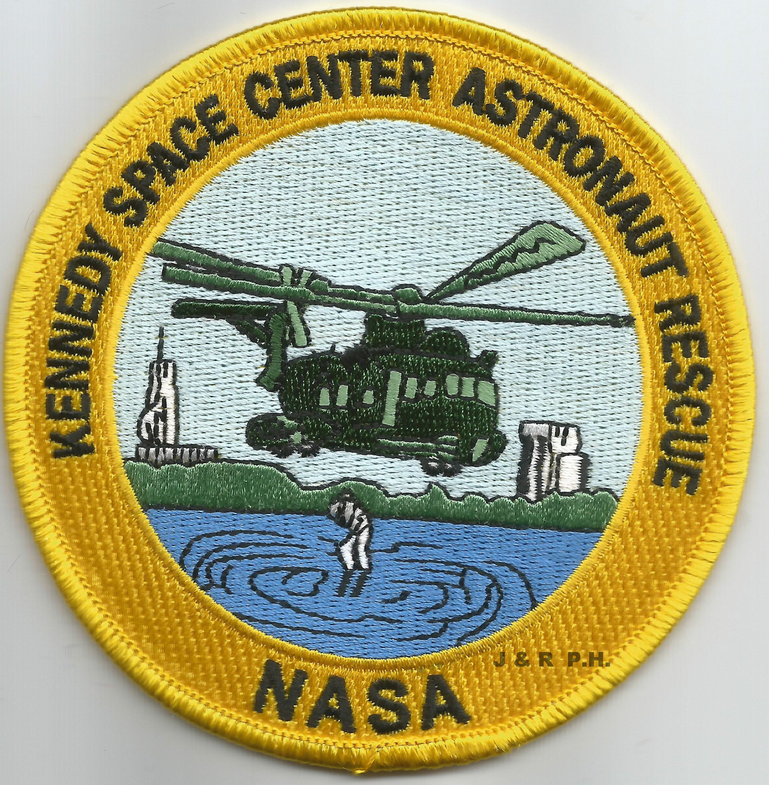 N.A.S.A. - Kennedy Space Ctr. - Astronaut Rescue, FL  (4" round size) fire patch